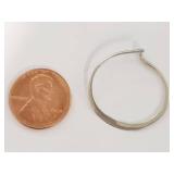 Sterling Silver Hooped Earrings
