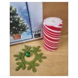 Lighted 3-foot Highland Fir Tree With Basket Stand