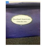 Heartland Americana Crystal Perfume Bottle With Stopper and Box