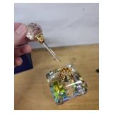 Heartland Americana Crystal Perfume Bottle With Stopper and Box