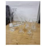 Mantegna Light & Music Luigi Bormioli 5-piece Crystal Decanter Set