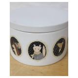 Danica Studio Short Cameo ceramic Canister