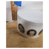 Danica Studio Short Cameo ceramic Canister