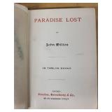 Mixed Vintage Photo Ephemera With Paradise Lost Book & Printing Blocks (Lot of 8)
