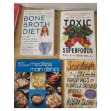 Assorted Cookbooks & Health Books (Lot of 8)