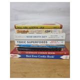 Assorted Cookbooks & Health Books (Lot of 8)