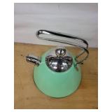 Lepicure Whistling Kettle Mint Green Stainless Steel With Lid