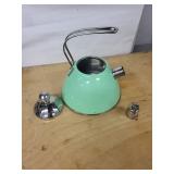 Lepicure Whistling Kettle Mint Green Stainless Steel With Lid