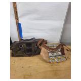 Cole Haan Green Suede Handbag & Patterned Handbag Mixed Lot