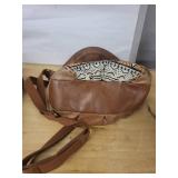 Cole Haan Green Suede Handbag & Patterned Handbag Mixed Lot