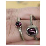 Sterling Silver 925 Gemstone Rings (Lot of 5)
