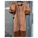 Banana Republic X Harbison Puff Sleeve Dress Size 6 NWT