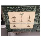 Magic Chef Vintage Green Marbleized Gas Stove Oven Broiler