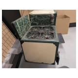Magic Chef Vintage Green Marbleized Gas Stove Oven Broiler