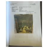 Oil on Canvas Titled "Las Meninas" after Velazquez Las Meninas 18x20 Framed Painting