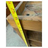 Primitive Pine Countertop Bookcase Display Shelf 32x29x12 Rustic