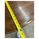 Vintage Oval Extension Dining Table w/ Leaf Oak Finish 60x41 Good