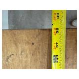 Antique Solid Wood Farmhouse Work Table w Shelf 30x36x30 Rustic