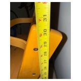 Adjustable Wooden High Chair Stokke Style Beech 31in Good Condition