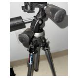 Bogen Manfrotto Tripod w/ 3030 Head + Sunpak Monopod & Case