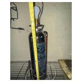 Elkhart Brass Fire Extinguisher Table Lamp Chrome Vintage Decor