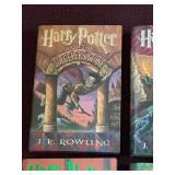 J.K. Rowling Harry Potter 4 Book Hardcover Set w/ Dust Jackets