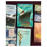 Math & Science Book Lot 9 Volumes Topology Love & Math HCs PBs