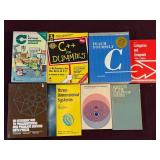 Vintage Computer Science Programming Math Books Lot of 8 C Pascal