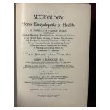 1910 Medicology Home Encyclopedia of Health Illustrated Hardcover Book