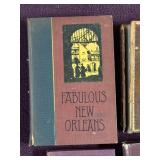 Vintage Hardcover Book Lot 5pcs Robert Burns Francis Bacon New Orleans
