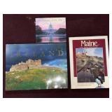 3 Travel Coffee Table Books Washington DC Ireland Maine Photo Books