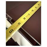 Modular Wine Rack Shelf Set Burgundy Wood Laminate 42in Wide Good