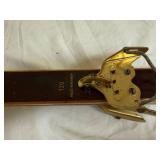 Ãsnes Turski Vintage Wood Ski w/ Metal Binding Norway 47in Decor