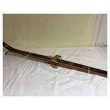 Ãsnes Turski Vintage Wood Ski w/ Metal Binding Norway 47in Decor