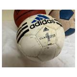 Spalding Adidas Soccer Balls Basketball Rawlings Baseball Lot 4