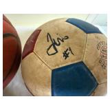 Spalding Adidas Soccer Balls Basketball Rawlings Baseball Lot 4