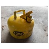 Eagle Type I Safety Can UI50S 2 Gallon Yellow Steel Fuel Can