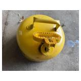 Eagle Type I Safety Can UI50S 2 Gallon Yellow Steel Fuel Can