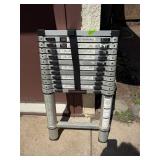 12.5 Ft Aluminum Telescoping Extension Ladder Type II 225 lb Capacity