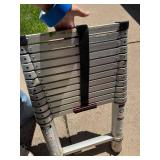 12.5 Ft Aluminum Telescoping Extension Ladder Type II 225 lb Capacity