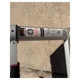 12.5 Ft Aluminum Telescoping Extension Ladder Type II 225 lb Capacity