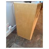 Unpainted Wooden Bookcase Shelf Unit 48 X 12 X 26 in