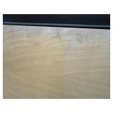 Unpainted Wooden Bookcase Shelf Unit 48 X 12 X 26 in