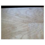 Unpainted Wooden Bookcase Shelf Unit 48 X 12 X 26 in