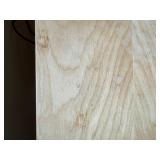 Unpainted Wooden Bookcase Shelf Unit 48 X 12 X 26 in