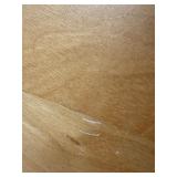 Maple Six-Drawer Dresser 63" W X 19" D X 30" H