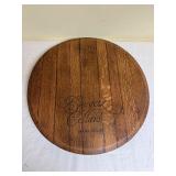Bougetz Cellars Barrel Head Lazy Susan