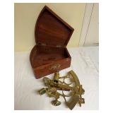 Kelvin Hughes Sextant With Wooden Case