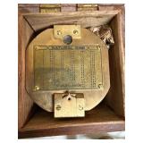 Ross London Brinton Compass in Wood Case