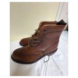 New Orvis Leather Wingtip Boots, Mens Size 9.5